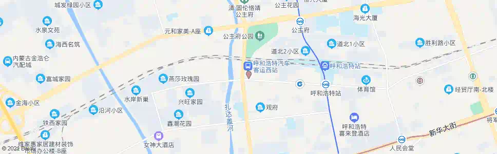 呼和浩特飞宇车桥_公交站地图_呼和浩特公交_妙搜公交查询2025