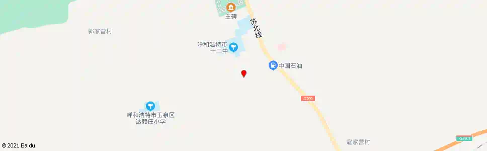 呼和浩特百什户村_公交站地图_呼和浩特公交_妙搜公交查询2025