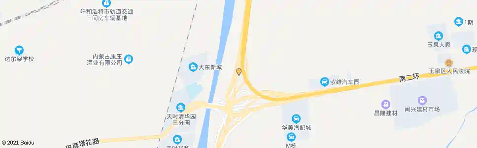 呼和浩特金荣驾校_公交站地图_呼和浩特公交_妙搜公交查询2025