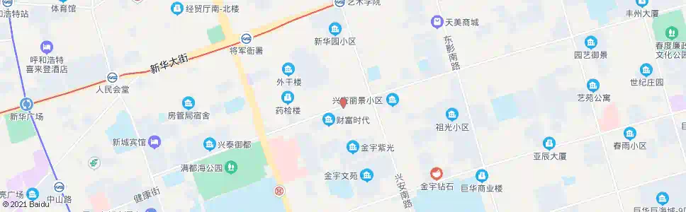 呼和浩特精神卫生中心_公交站地图_呼和浩特公交_妙搜公交查询2025
