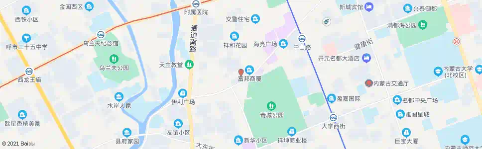 呼和浩特新亚太商厦_公交站地图_呼和浩特公交_妙搜公交查询2025