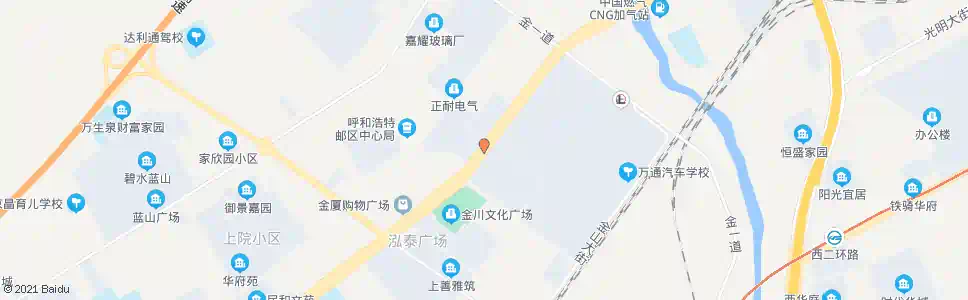 呼和浩特金川开发区管委会_公交站地图_呼和浩特公交_妙搜公交查询2025