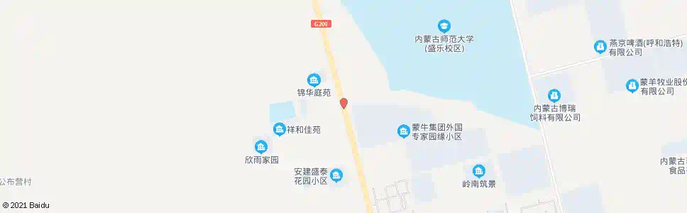 呼和浩特润宇盛乐生活小镇_公交站地图_呼和浩特公交_妙搜公交查询2025