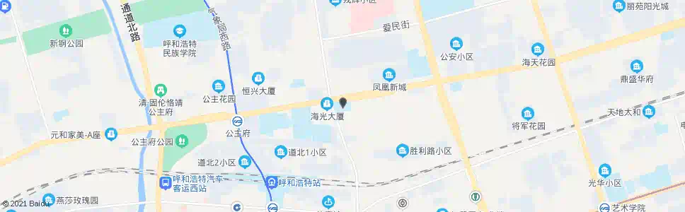呼和浩特八一幼儿园_公交站地图_呼和浩特公交_妙搜公交查询2025