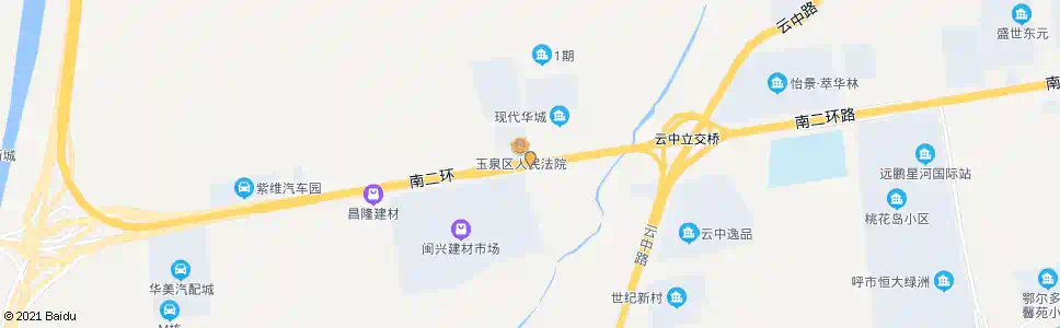 呼和浩特法院东路站_公交站地图_呼和浩特公交_妙搜公交查询2025