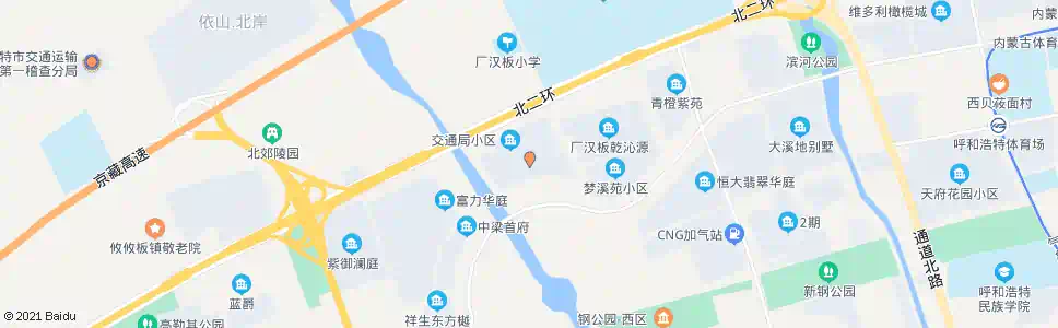 呼和浩特厂汉板站_公交站地图_呼和浩特公交_妙搜公交查询2025
