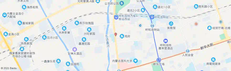 呼和浩特供电局_公交站地图_呼和浩特公交_妙搜公交查询2025