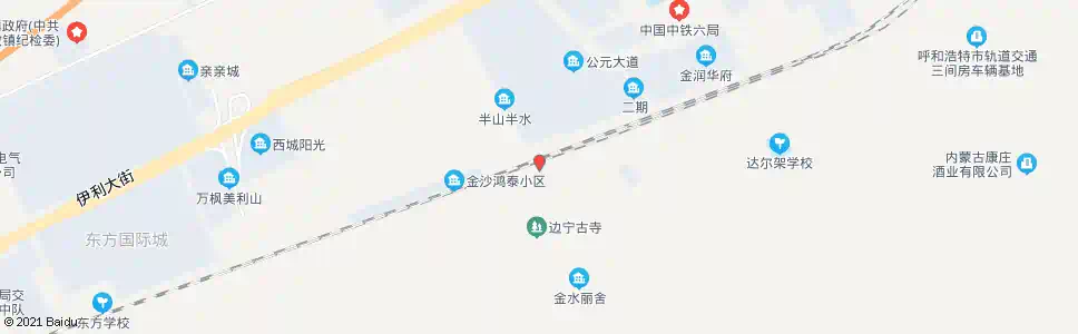 呼和浩特边宁古寺_公交站地图_呼和浩特公交_妙搜公交查询2025