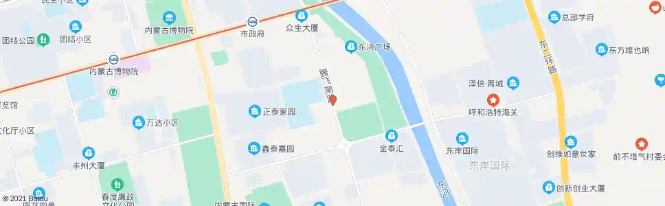 呼和浩特如意开发区管委会_公交站地图_呼和浩特公交_妙搜公交查询2025