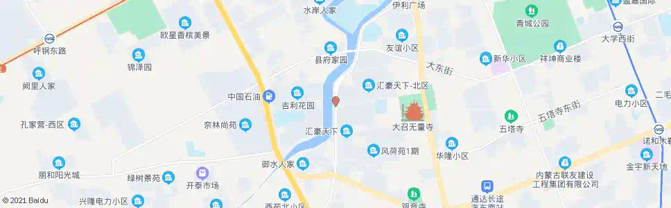 呼和浩特滨河公园_公交站地图_呼和浩特公交_妙搜公交查询2025