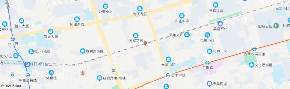 呼和浩特北垣东街加气站_公交站地图_呼和浩特公交_妙搜公交查询2025