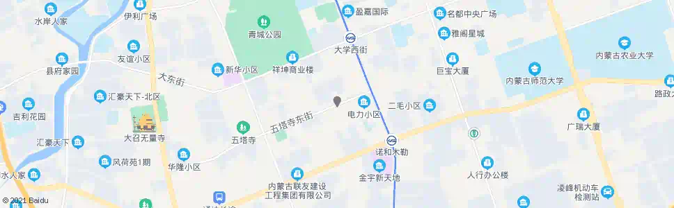 呼和浩特呼市排水管理局_公交站地图_呼和浩特公交_妙搜公交查询2025