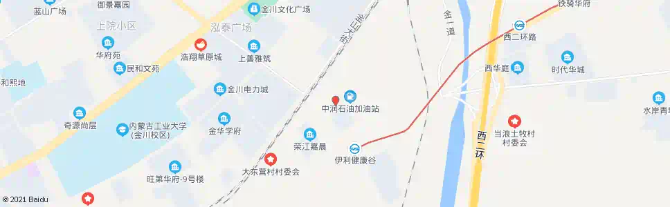 呼和浩特台阁牧三间房村委会_公交站地图_呼和浩特公交_妙搜公交查询2025