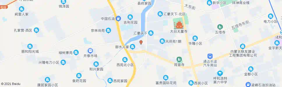 呼和浩特金峰大市场_公交站地图_呼和浩特公交_妙搜公交查询2025