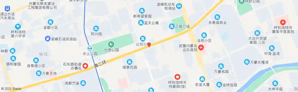 呼和浩特呼伦贝尔路站_公交站地图_呼和浩特公交_妙搜公交查询2025