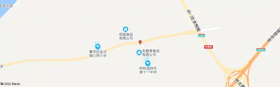 呼和浩特八拜_公交站地图_呼和浩特公交_妙搜公交查询2025