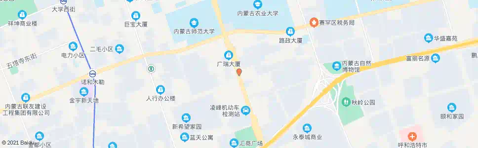 呼和浩特国检体检中心_公交站地图_呼和浩特公交_妙搜公交查询2025