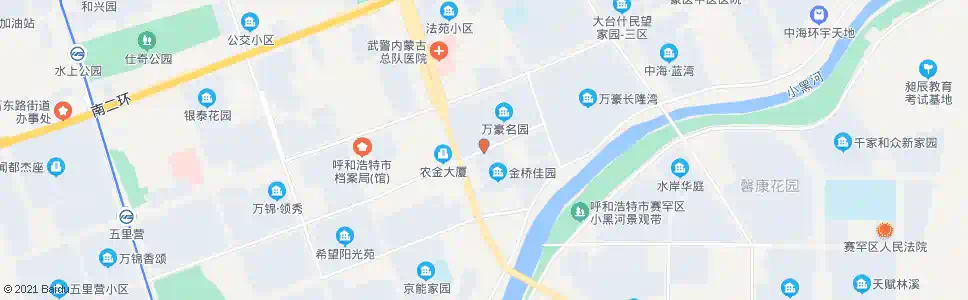 呼和浩特金桥佳园_公交站地图_呼和浩特公交_妙搜公交查询2025