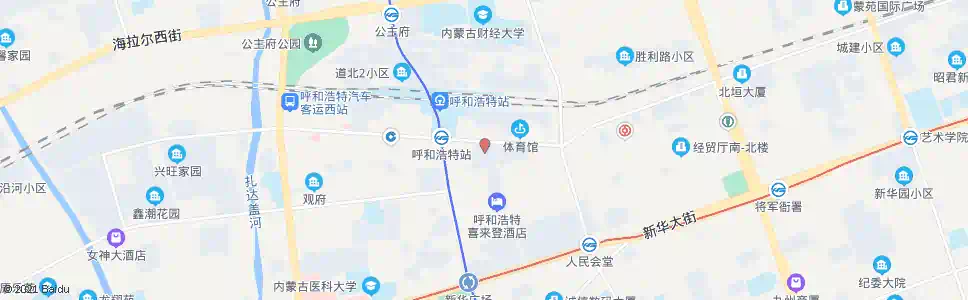 呼和浩特盛业商品批发中心_公交站地图_呼和浩特公交_妙搜公交查询2025