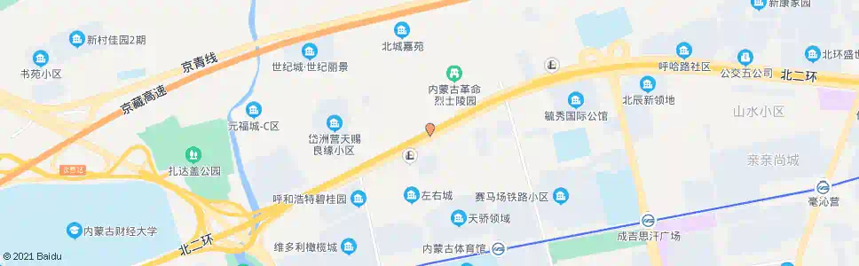 呼和浩特呼伦贝尔北路站_公交站地图_呼和浩特公交_妙搜公交查询2025