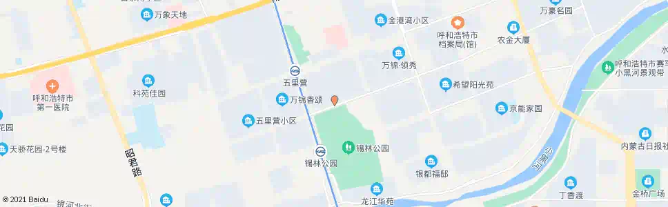 呼和浩特秋实瓃峯汇_公交站地图_呼和浩特公交_妙搜公交查询2025