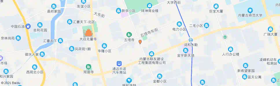 呼和浩特安利公司_公交站地图_呼和浩特公交_妙搜公交查询2025