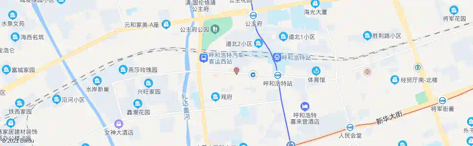呼和浩特朝聚眼科医院_公交站地图_呼和浩特公交_妙搜公交查询2025