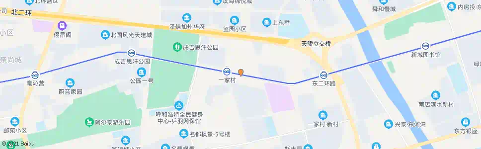 呼和浩特一家村北口_公交站地图_呼和浩特公交_妙搜公交查询2025