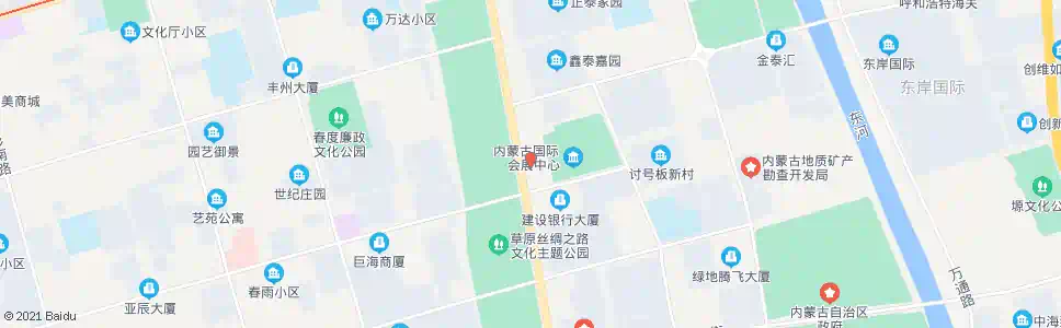 呼和浩特内蒙古会展中心_公交站地图_呼和浩特公交_妙搜公交查询2025