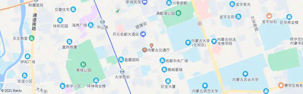呼和浩特赛罕区邮局_公交站地图_呼和浩特公交_妙搜公交查询2025