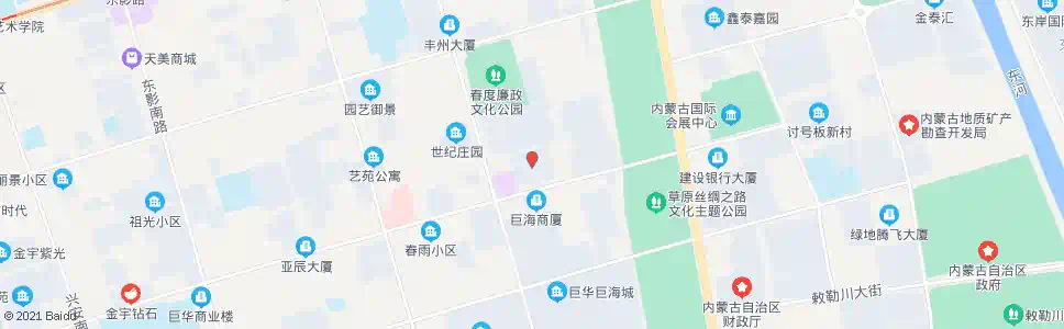 呼和浩特朝阳家园_公交站地图_呼和浩特公交_妙搜公交查询2025