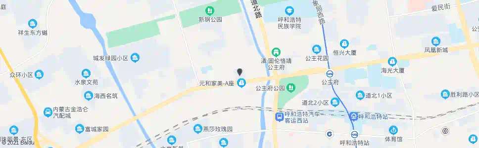 呼和浩特元和建材商城_公交站地图_呼和浩特公交_妙搜公交查询2025