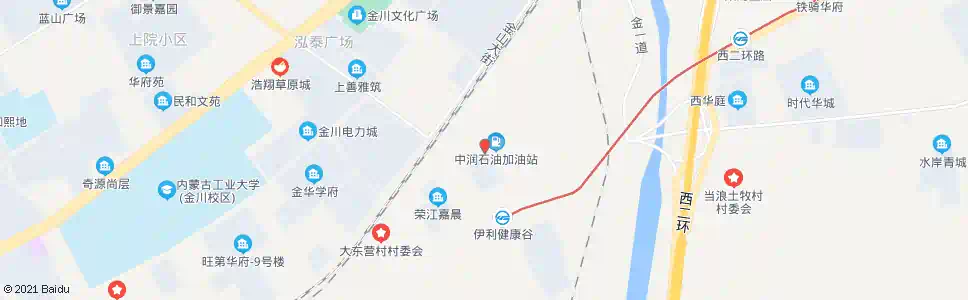 呼和浩特鄂尔多斯西街站_公交站地图_呼和浩特公交_妙搜公交查询2025