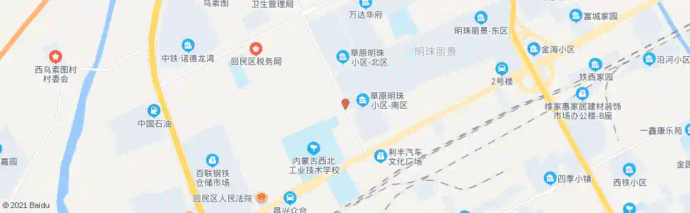 呼和浩特工业职业技术学校_公交站地图_呼和浩特公交_妙搜公交查询2025