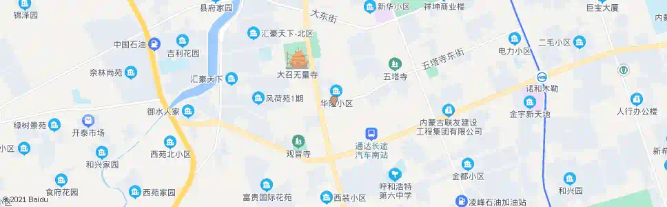 呼和浩特第一职业中专_公交站地图_呼和浩特公交_妙搜公交查询2025