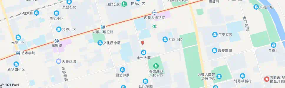 呼和浩特呼市农业培训中心_公交站地图_呼和浩特公交_妙搜公交查询2025