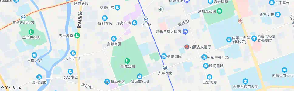 呼和浩特呼和浩特市农业培训中心_公交站地图_呼和浩特公交_妙搜公交查询2025