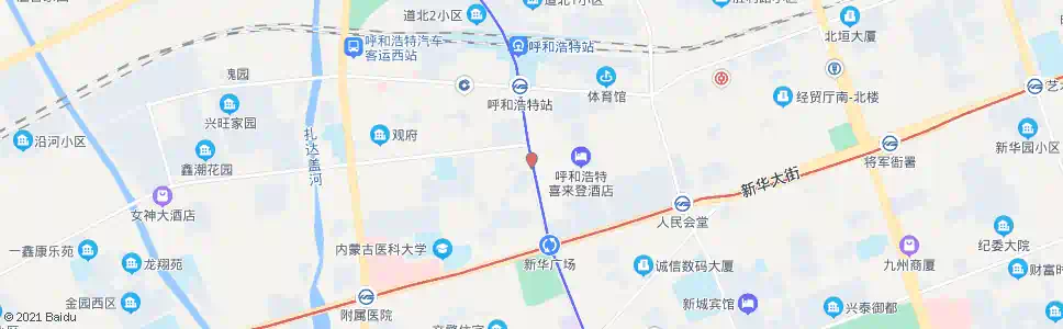 呼和浩特呼铁局_公交站地图_呼和浩特公交_妙搜公交查询2025