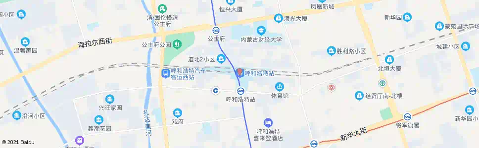 呼和浩特辛家营北口_公交站地图_呼和浩特公交_妙搜公交查询2025