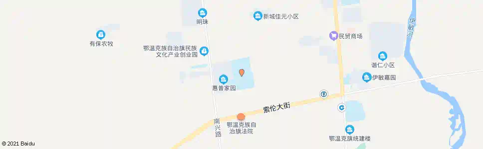 呼伦贝尔奋斗中学_公交站地图_呼伦贝尔公交_妙搜公交查询2025