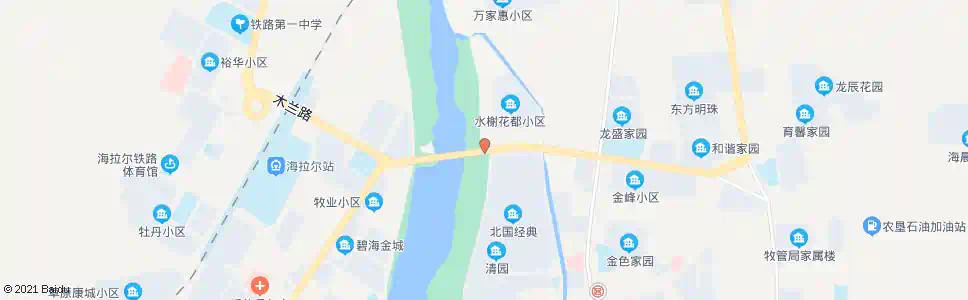 呼伦贝尔桥东_公交站地图_呼伦贝尔公交_妙搜公交查询2025