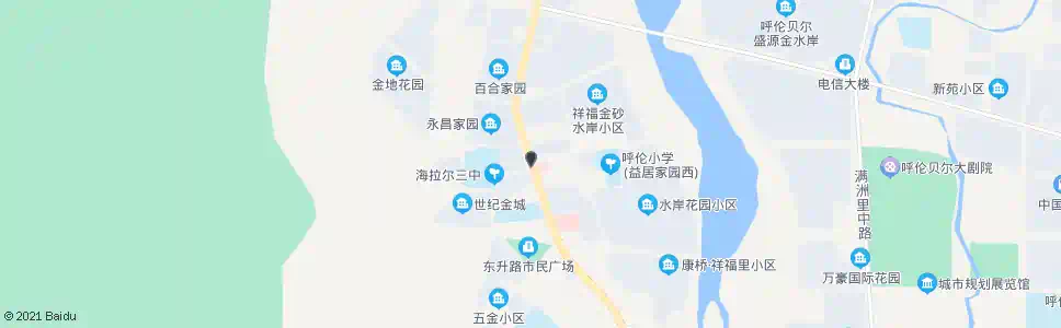 呼伦贝尔三中南校_公交站地图_呼伦贝尔公交_妙搜公交查询2025