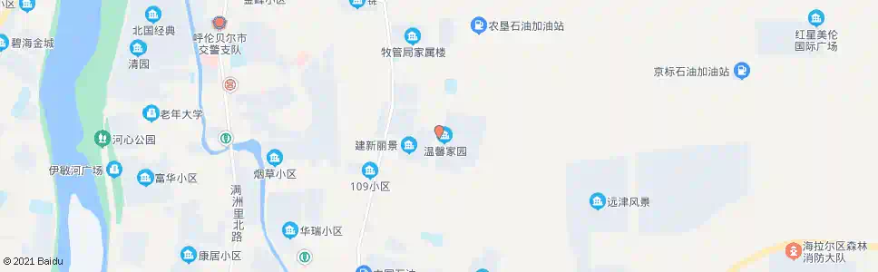 呼伦贝尔建设二路_公交站地图_呼伦贝尔公交_妙搜公交查询2025