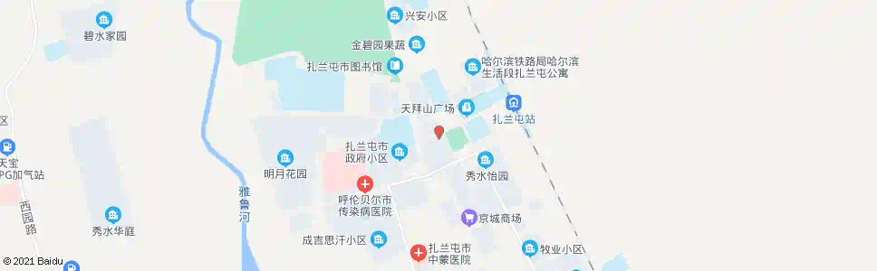 呼伦贝尔市邮局_公交站地图_呼伦贝尔公交_妙搜公交查询2025