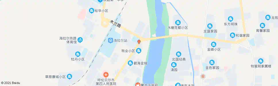 呼伦贝尔头道街小学_公交站地图_呼伦贝尔公交_妙搜公交查询2025