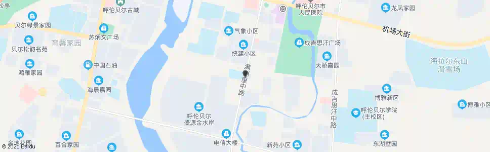 呼伦贝尔伊敏小学_公交站地图_呼伦贝尔公交_妙搜公交查询2025