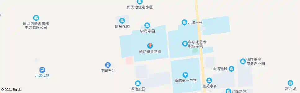 通辽职业学院_公交站地图_通辽公交_妙搜公交查询2025