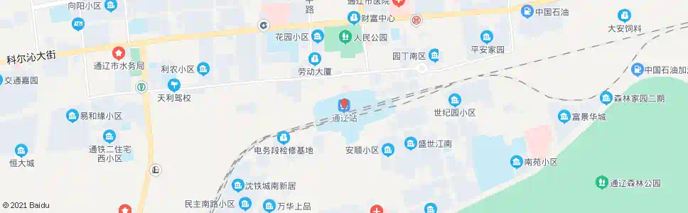 通辽进前佳_公交站地图_通辽公交_妙搜公交查询2025