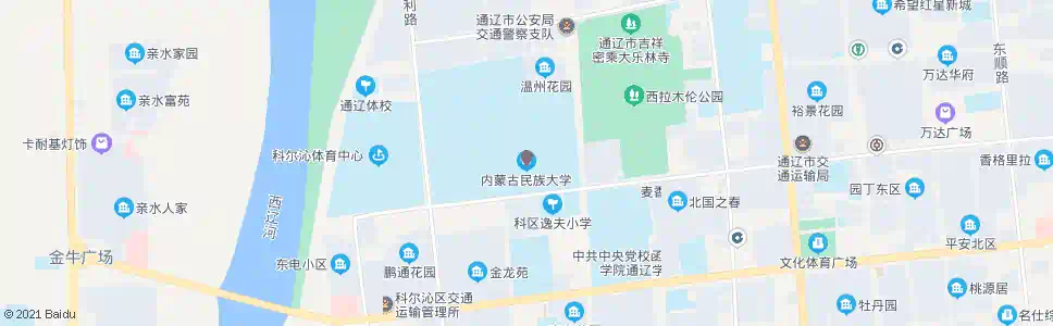 通辽民大畜牧学院_公交站地图_通辽公交_妙搜公交查询2025