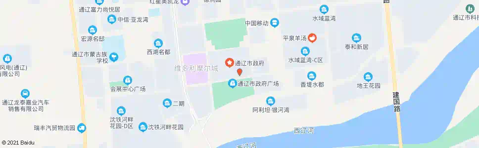 通辽铁南批发市场_公交站地图_通辽公交_妙搜公交查询2025